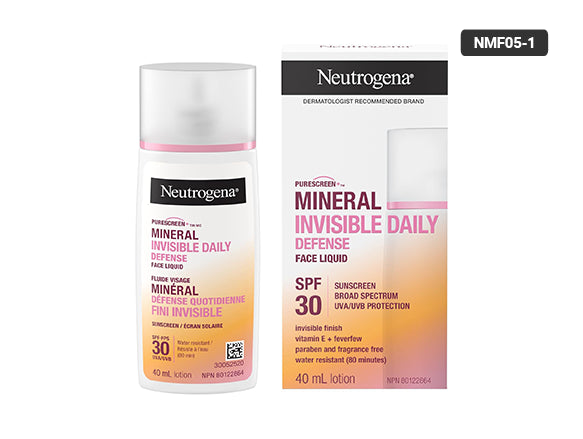 Neutrogena Mineral Invisible Daily Defense Face Liquid SPF30 40ml in Sri Lanka